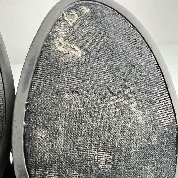 American Eagle Black Vista Hooded Block Heel Slingback Open Toe Shoes Size 8,5 - Picture 7 of 11